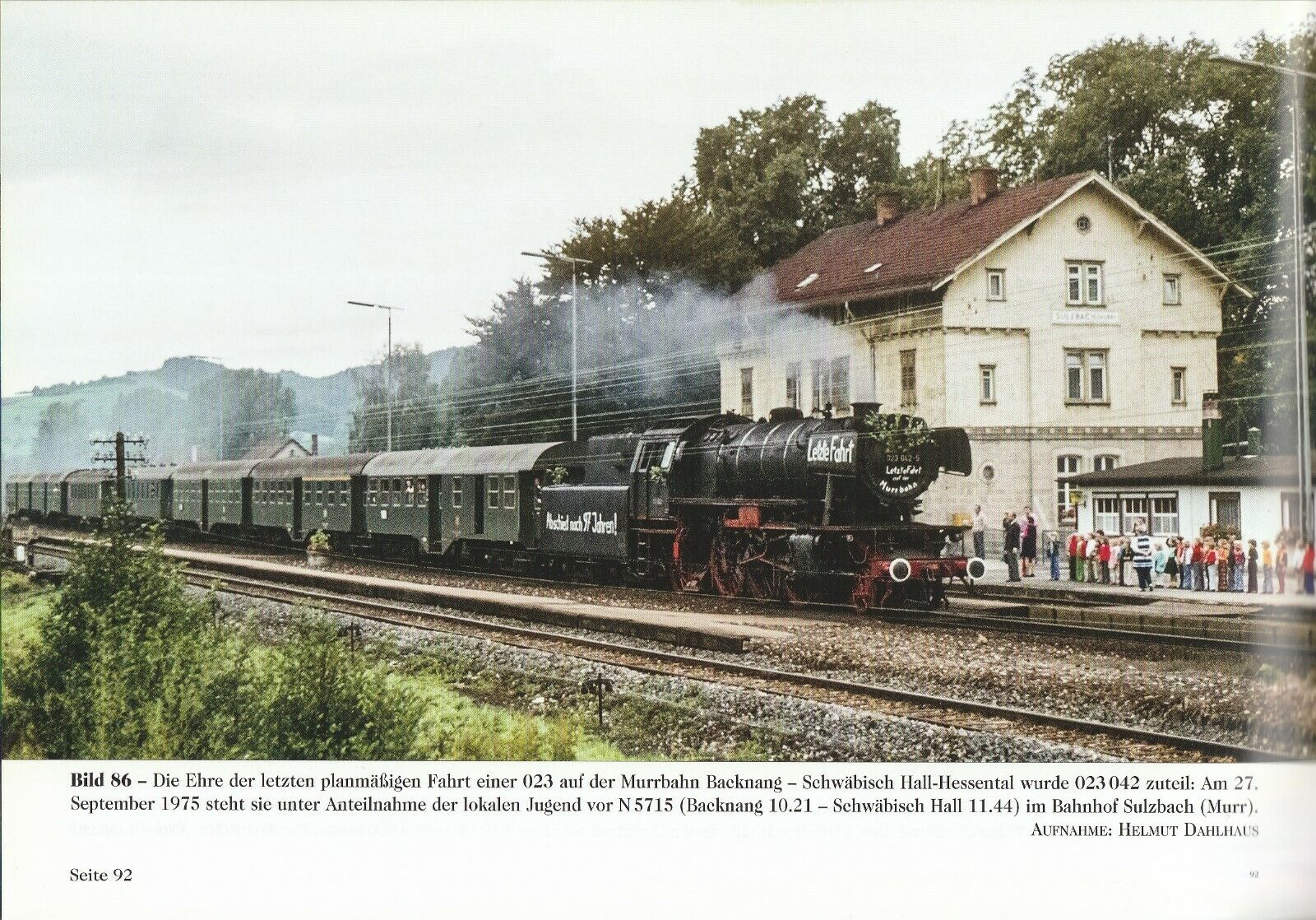 Railway Image Archive 61: 23rd Farewell in Crailsheim - Series 23 of the DB