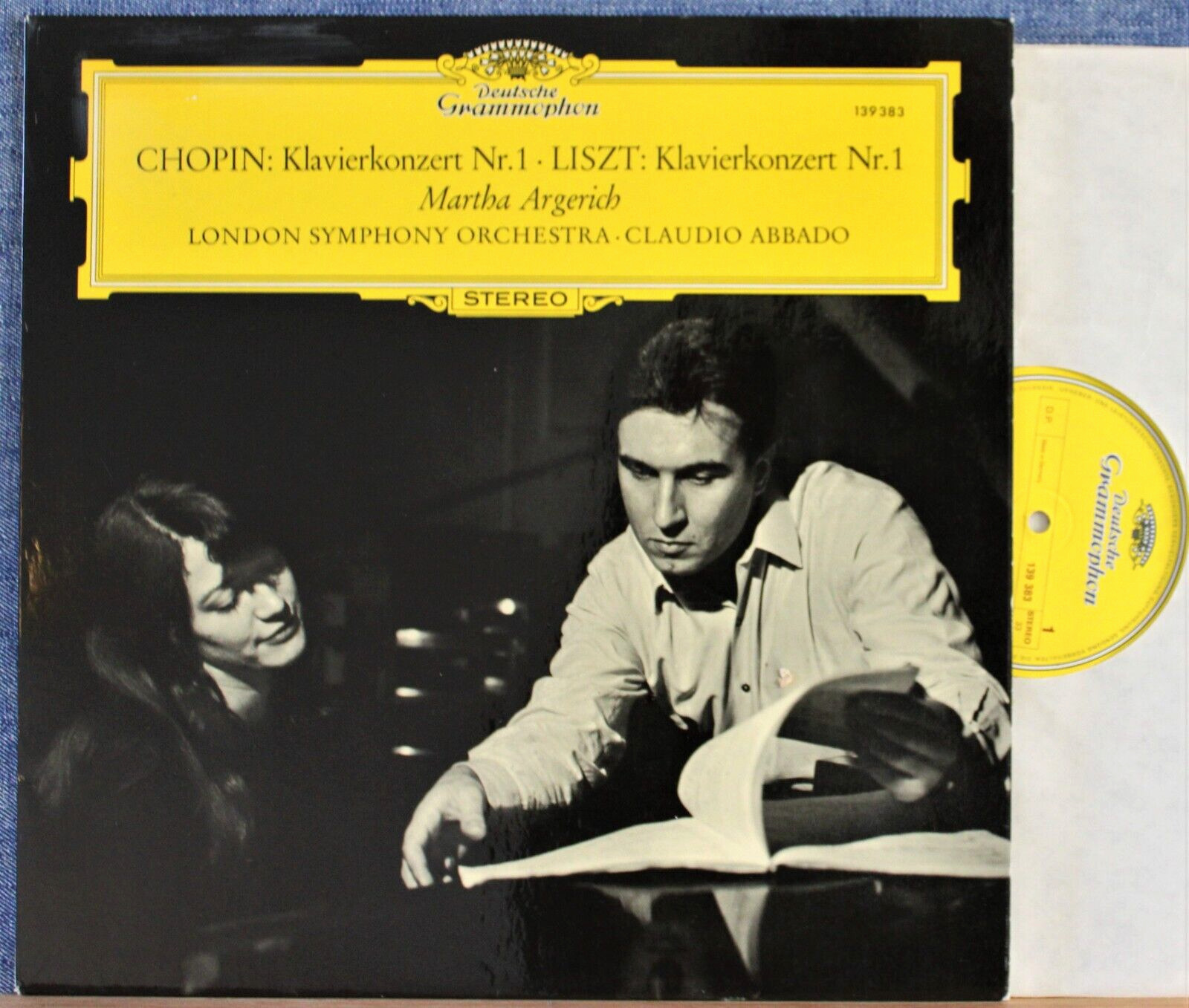 Argerich; Abbado Chopin + Liszt (Piano concertos) DGG 139 383 NM