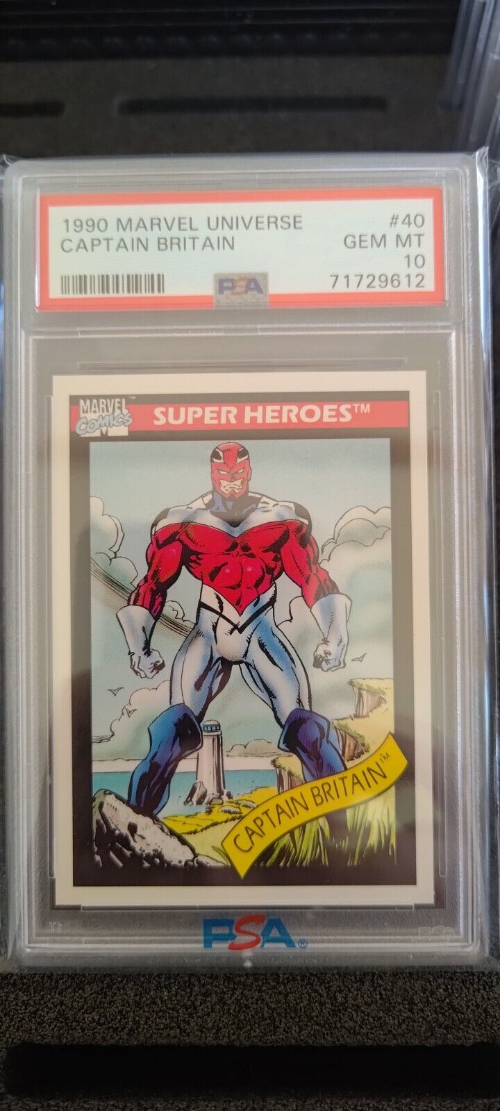 marvel 1990 psa 10 Captain Britain