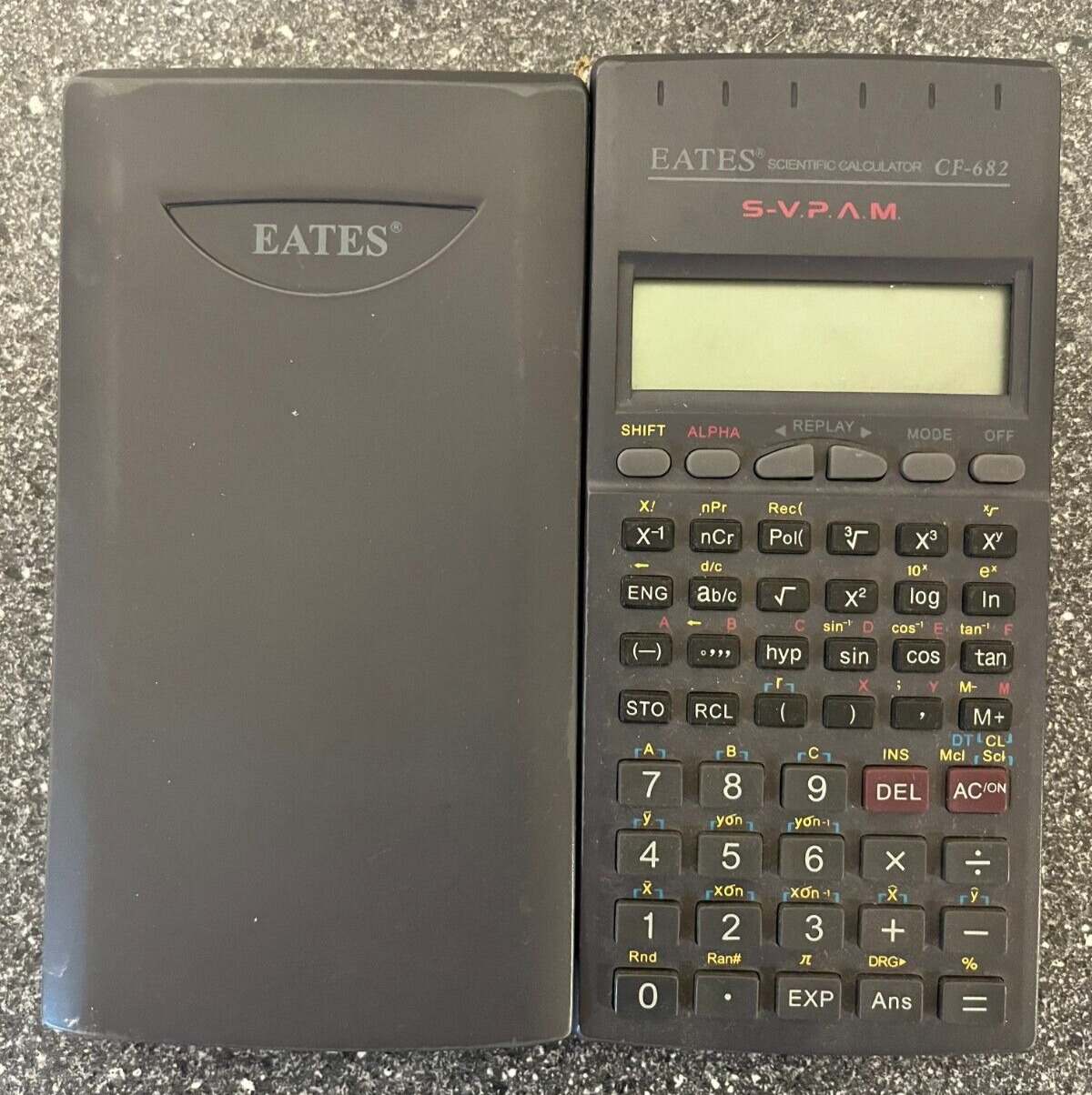 EATES Scientific Calculator CF-682 S-VPAM Untested As-Is for Parts or Repair