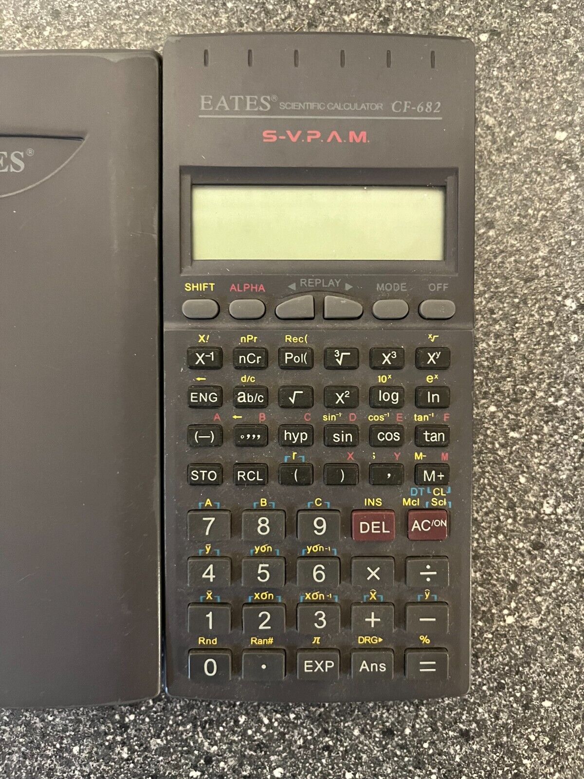 EATES Scientific Calculator CF-682 S-VPAM Untested As-Is for Parts or Repair