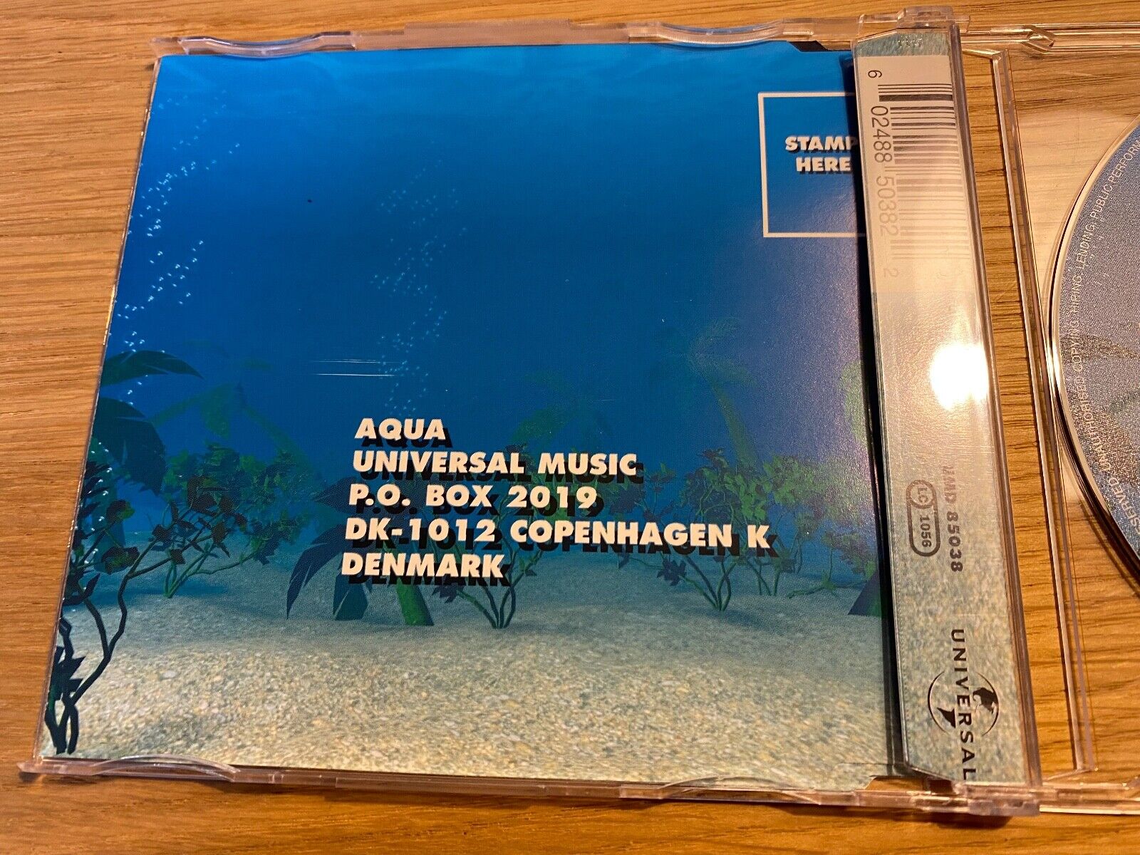 AQUA "DOCTOR JONES" 1997 CD SINGLE 7 REMIXED TRACKS UNIVERSAL DENMARK BIEM NCB