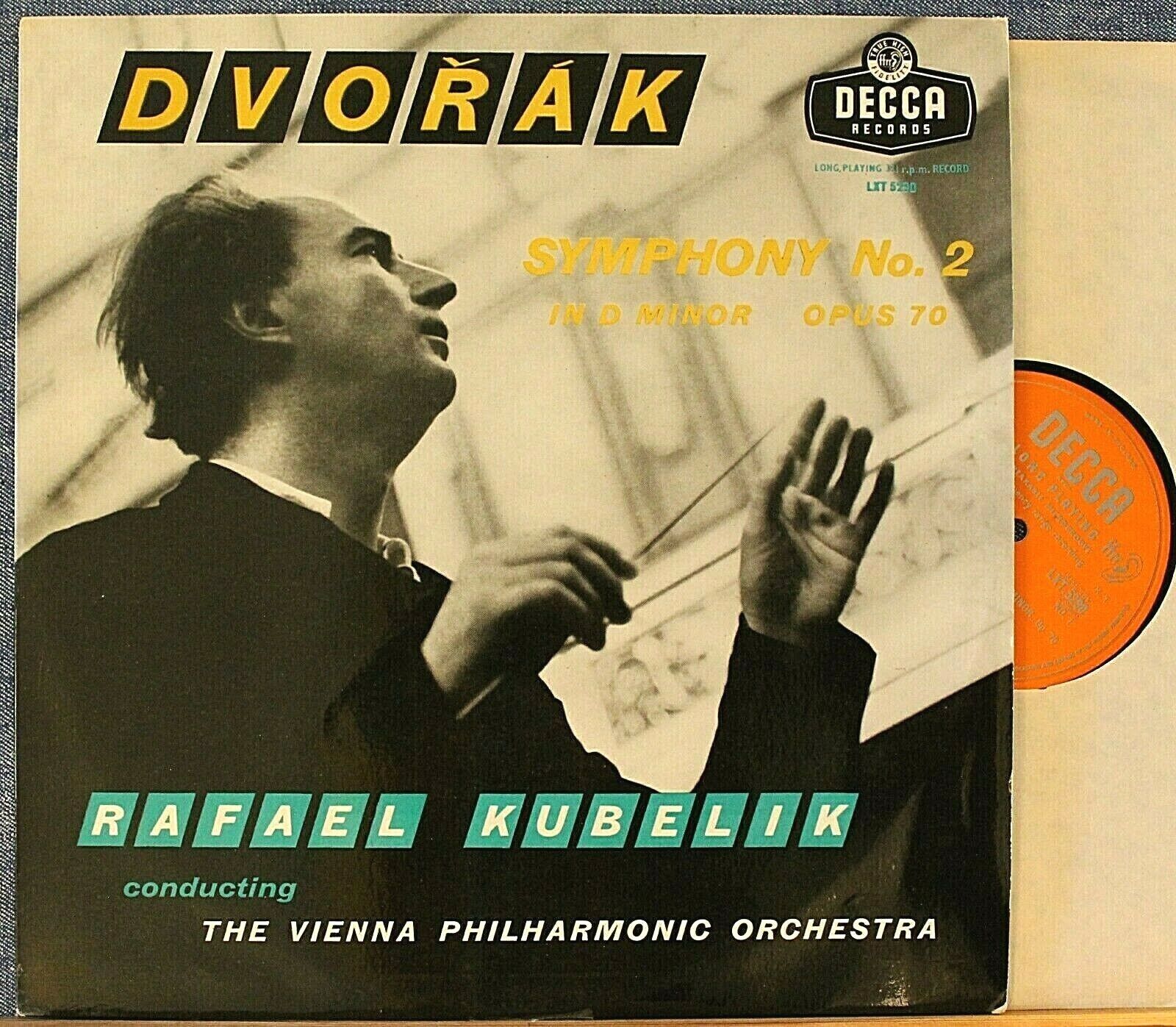 Kubelik Dvorak (Symphony 2) Decca LXT 5290 NM(-)