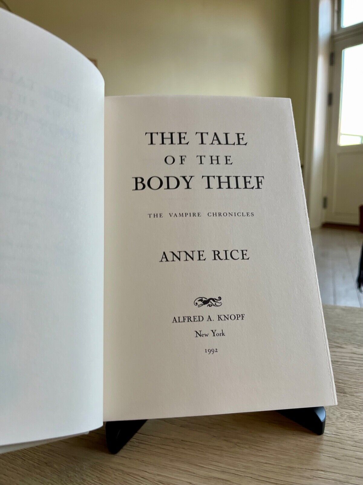 Anne Rice - The Tale Of The Body Thief 1st/1st