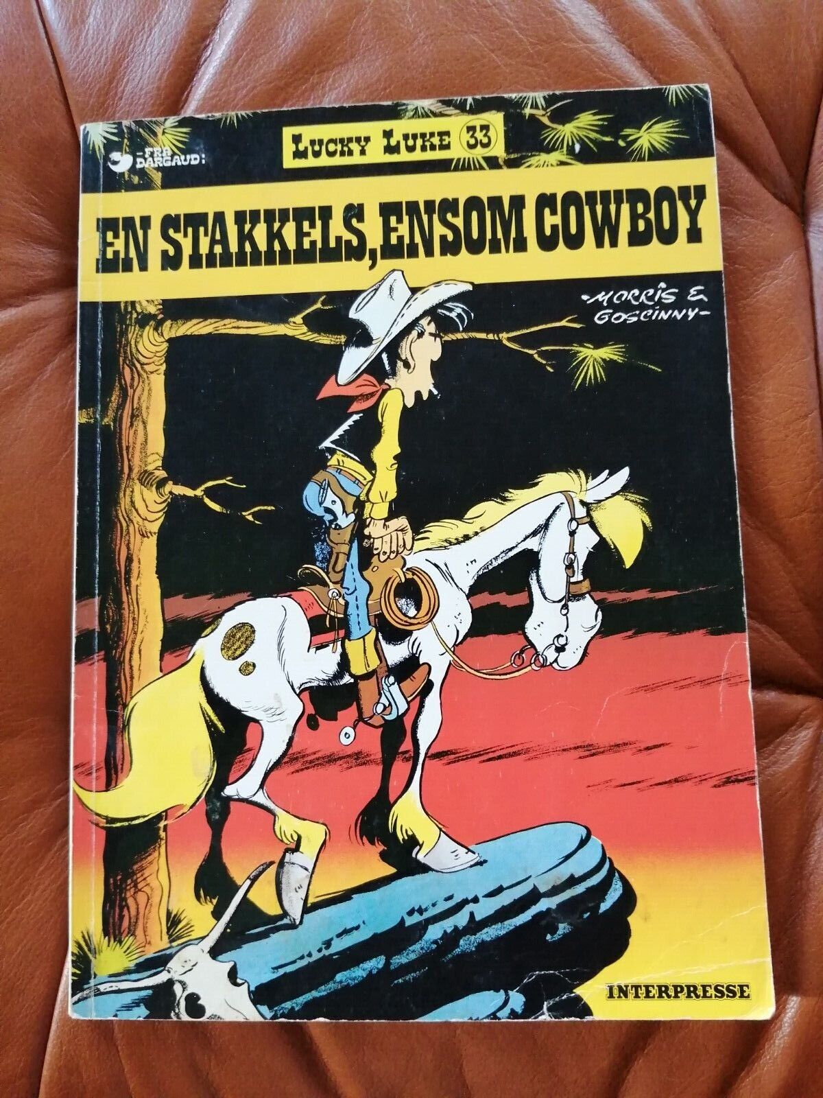 Denmarkcomic book"Lucky Luke" no 33Morris  Goscinny1978 1sted