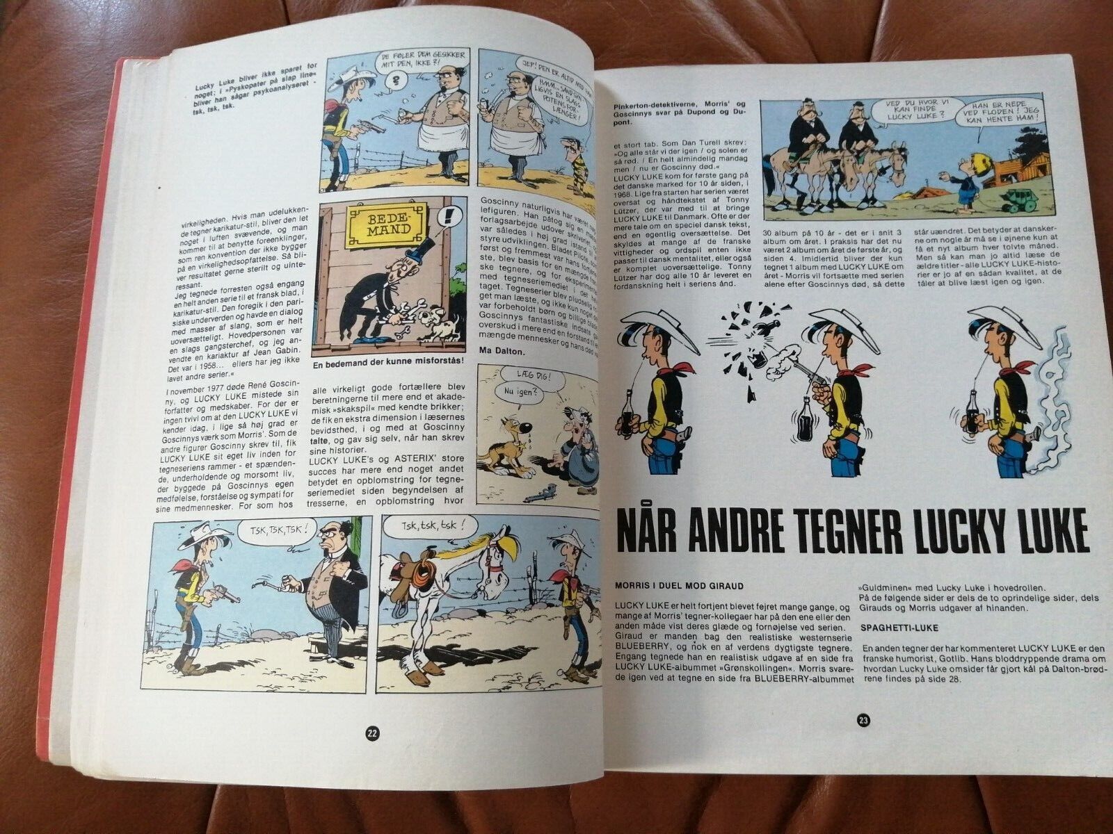 Denmarkcomic book"Lucky Luke" no 33Morris  Goscinny1978 1sted