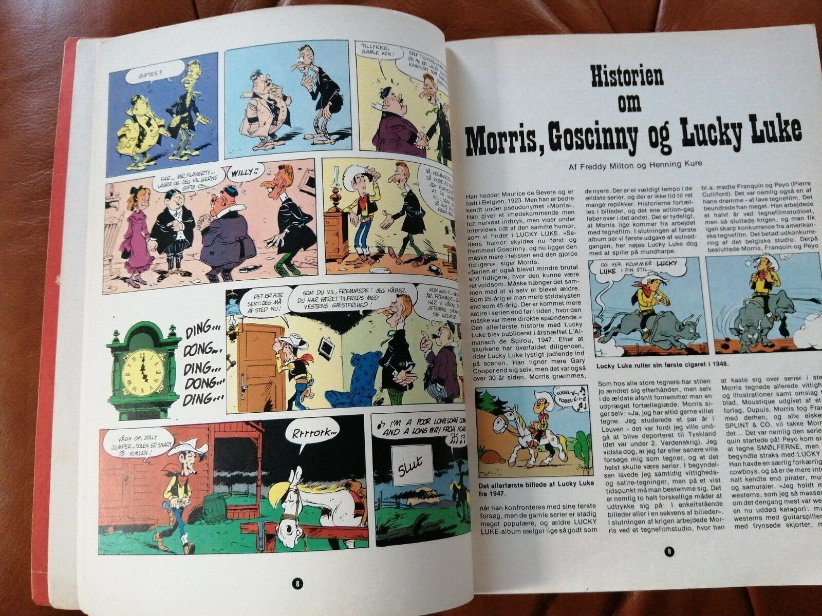 Denmarkcomic book"Lucky Luke" no 33Morris  Goscinny1978 1sted