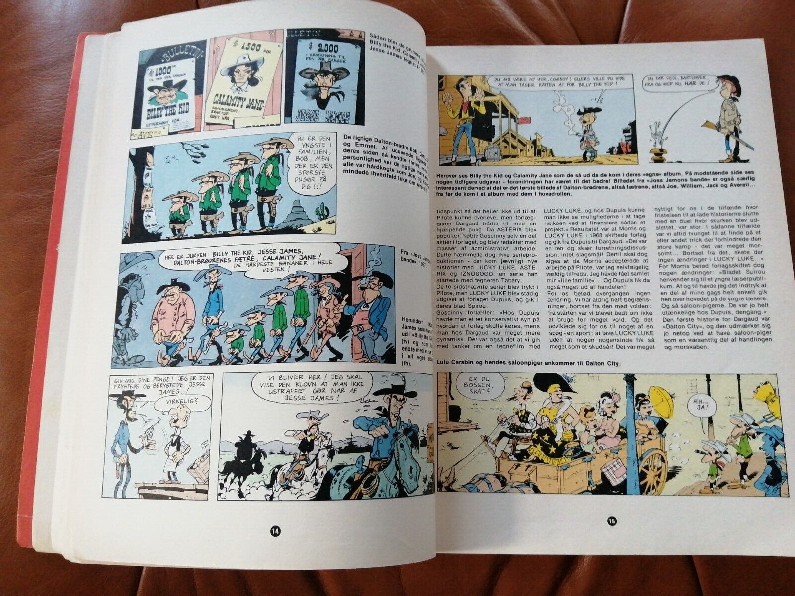 Denmarkcomic book"Lucky Luke" no 33Morris  Goscinny1978 1sted