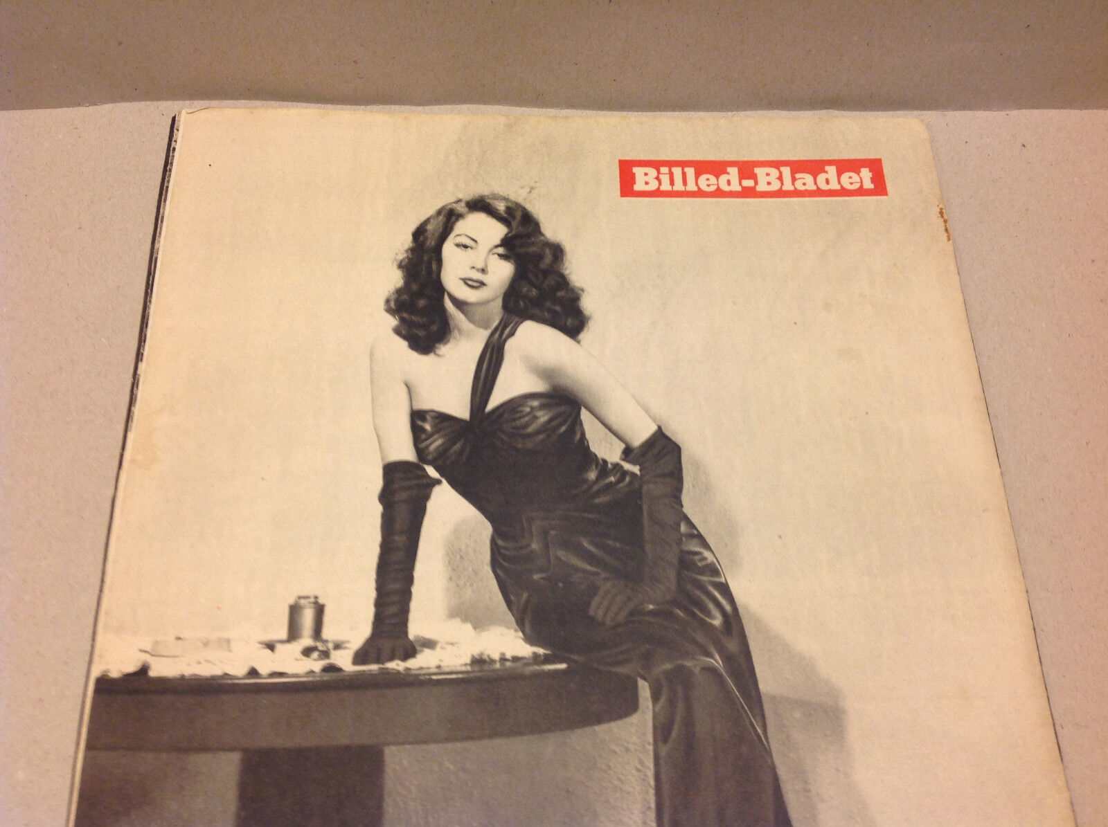 AVA GARDNER THE KILLERS ON THE BACK COVER VTG DANISH Magazine Billed-Bladet 1950