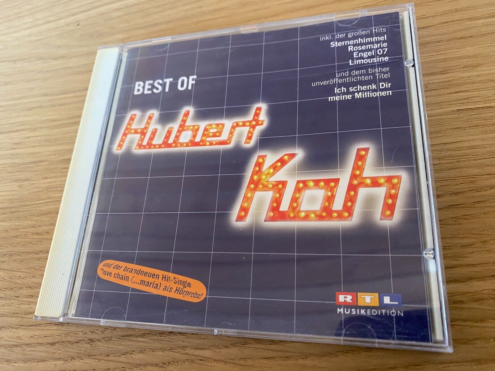 HUBERT KAH "BEST OF HUBERT KAH" 1998 POLYDOR 21 TRACK GERMAN PRESSING CD ALBUM