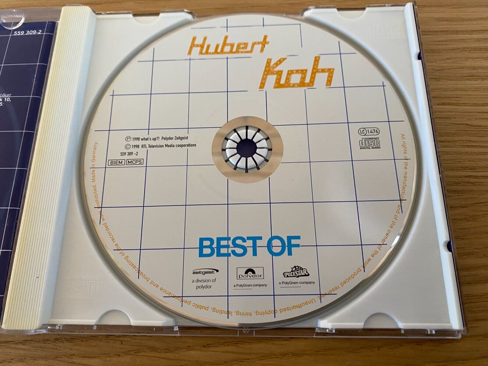 HUBERT KAH "BEST OF HUBERT KAH" 1998 POLYDOR 21 TRACK GERMAN PRESSING CD ALBUM