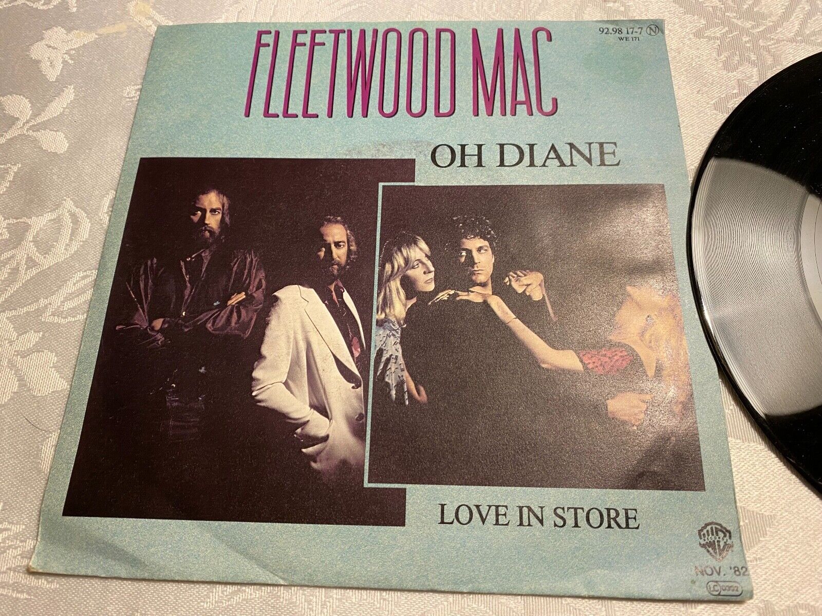 FLEETWOOD MAC "OH DIANE / LOVE IN STORE" WARNER BROS RECORDS 7" 1982 NCB STEREO