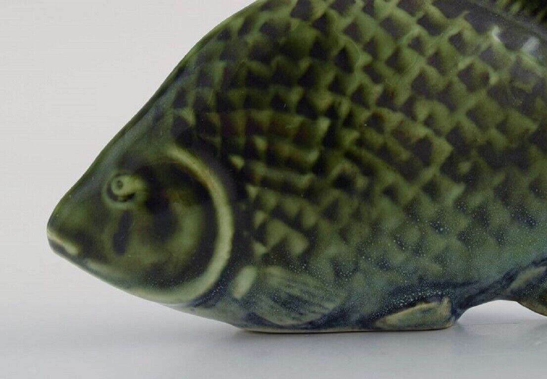 Sven Wejsfelt (1930-2009) for Gustavsberg Unique Stim fish in glazed ceramics