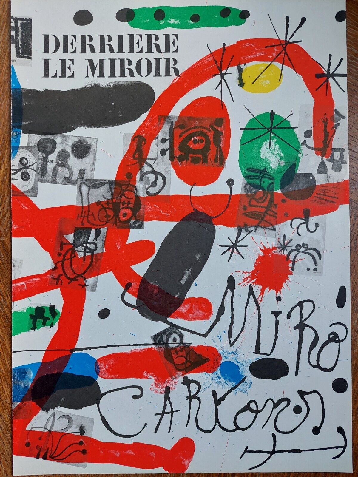 Joan MIRO Original lithograph Galerie Maeght Paris 1965