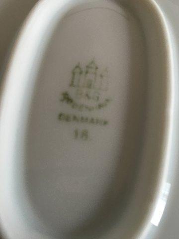 Bing  Grondahl Henning Koppel White Oval Serving Tray No 18