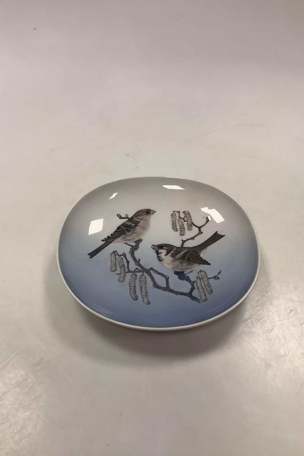 Bing and Grondahl Bowl with Grey Sparrow No 4937