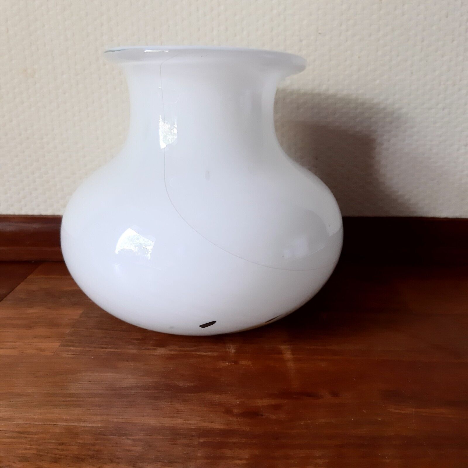 CASCADE Vase PER LUTKEN 1973 Holmegaard signed H: 14½ cm W: 16 cm