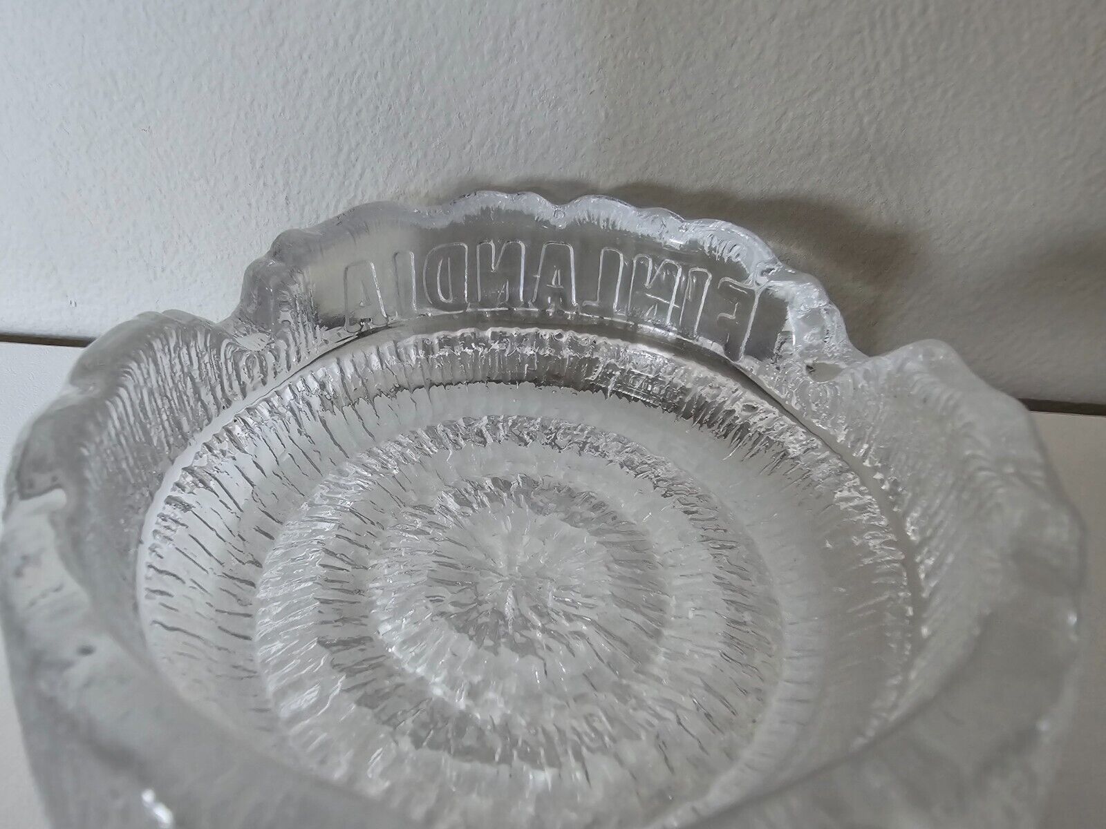 Rare Iittala Solaris Finlandia ashtray design by Tapio Wirkkala