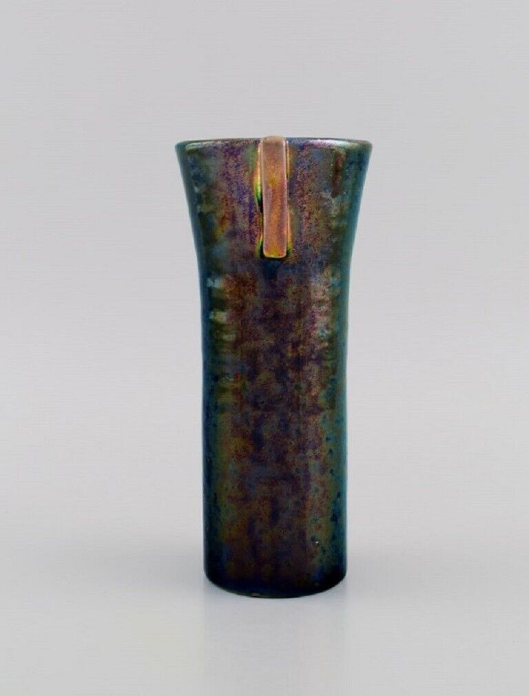 Mobach Holland Unique vase in glazed ceramics 1920s /30s