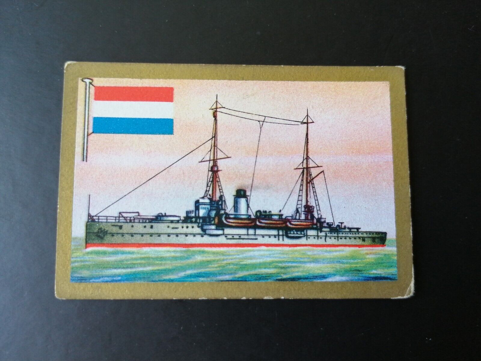 German SABA tobacco ship trading card 1931-33No 165 "Jacob-van-Heemskerk" NL