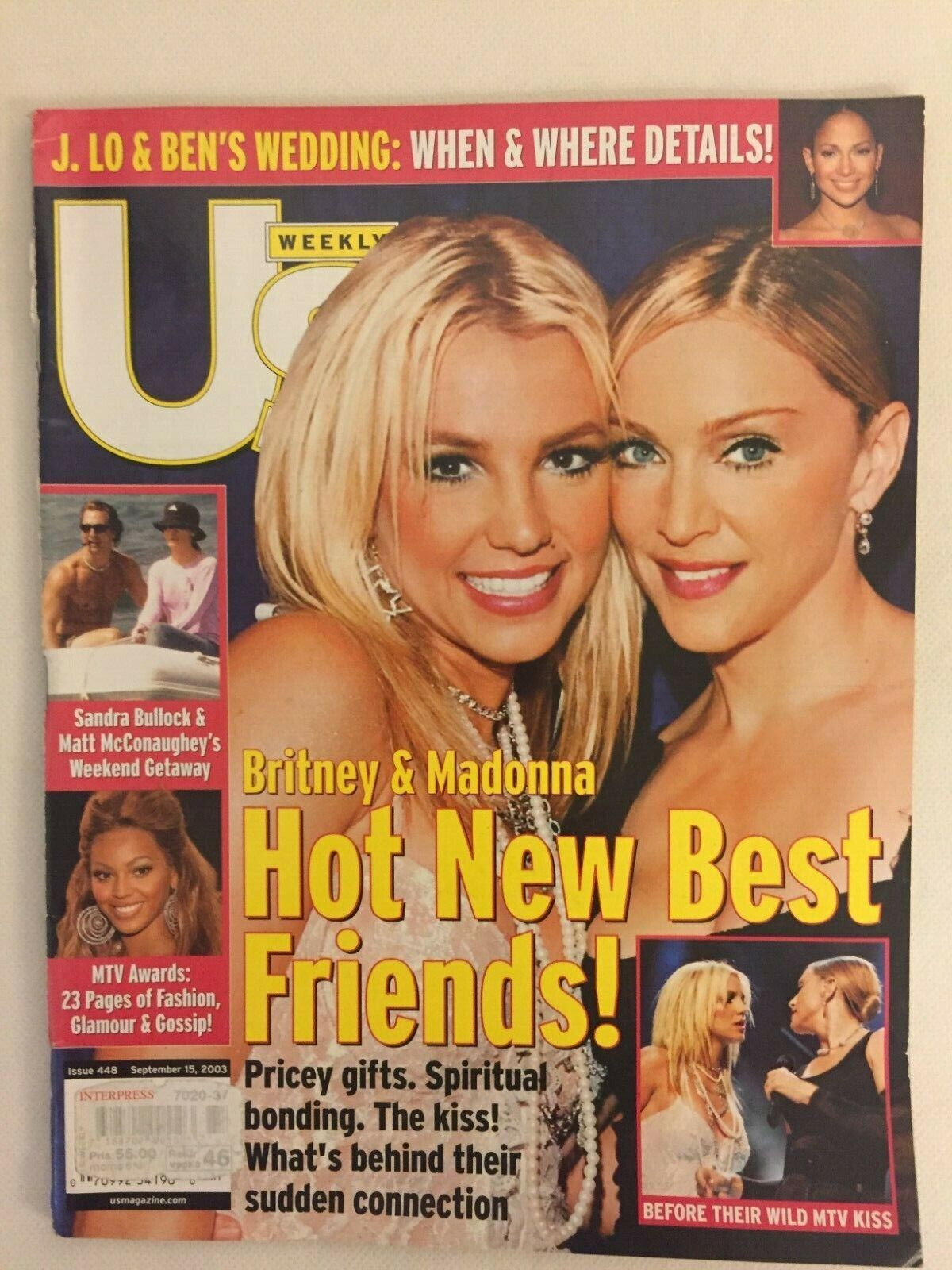 Madonna Vintage US Weekly Magazine September 15 2003 Original Good Condition