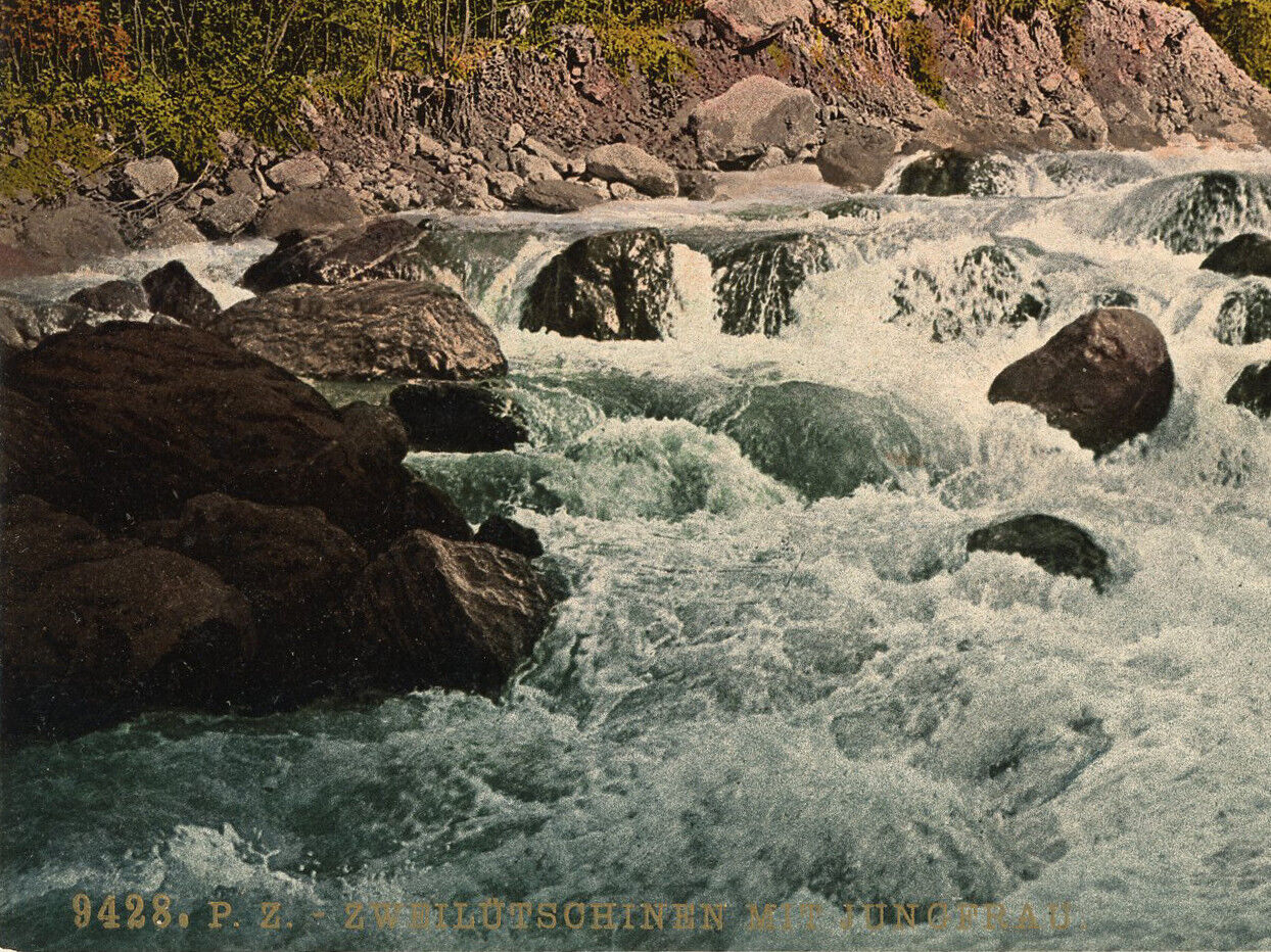 Photochrom prints--Color--1890-1900 / Zweilütschinen mit jungfrau /Original