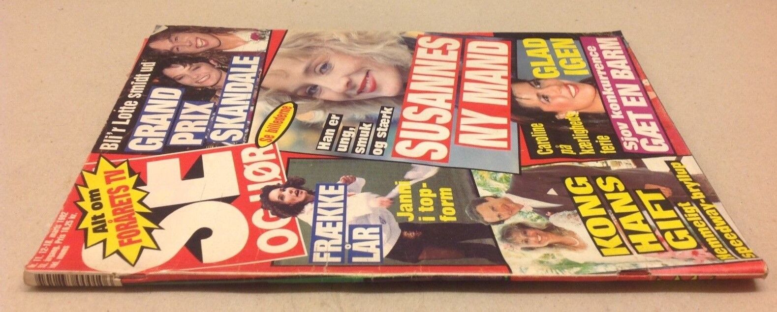 Caroline Rainier Monaco Hans Nielsen Vintage Danish Magazine 1992 "Se og Hoer"