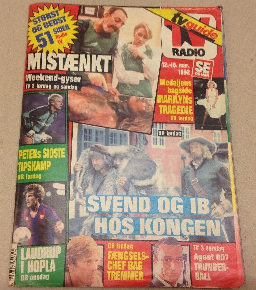 Caroline Rainier Monaco Hans Nielsen Vintage Danish Magazine 1992 "Se og Hoer"