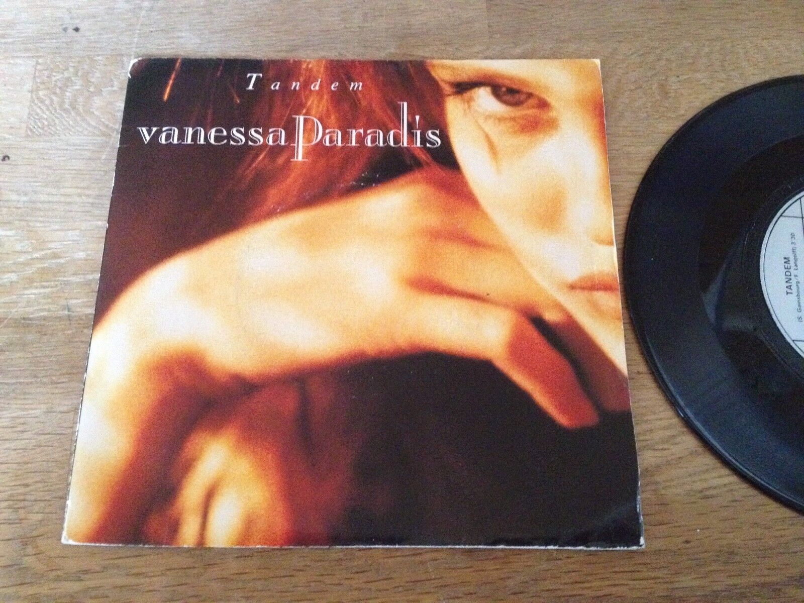 VANESSA PARADIS "TANDEM / OPHELIE" POLYDOR RECORDS 1990 FRANCE SACEM SEXY COVER*