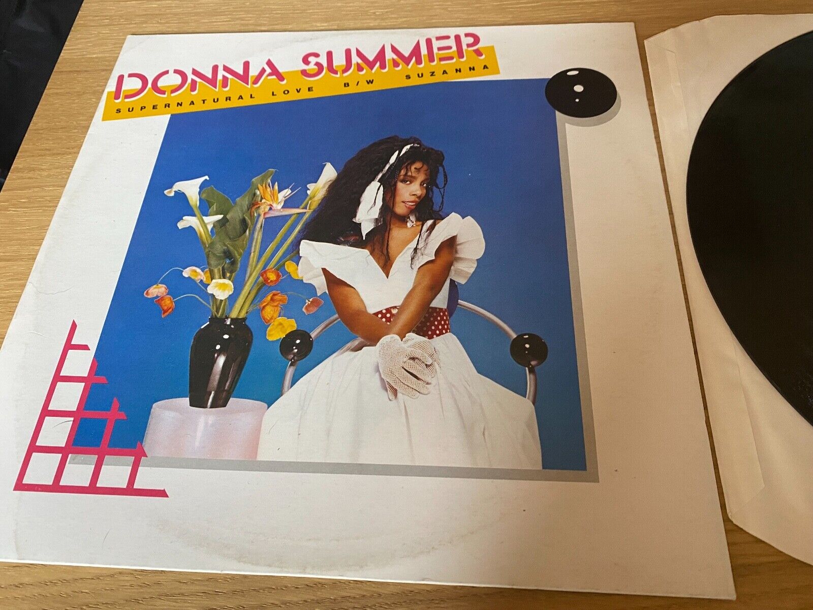 DONNA SUMMER "SUPERNATURAL LOVE/SUZANNA" EXTENDED 1984 WARNER BROS. RECORDS 12"