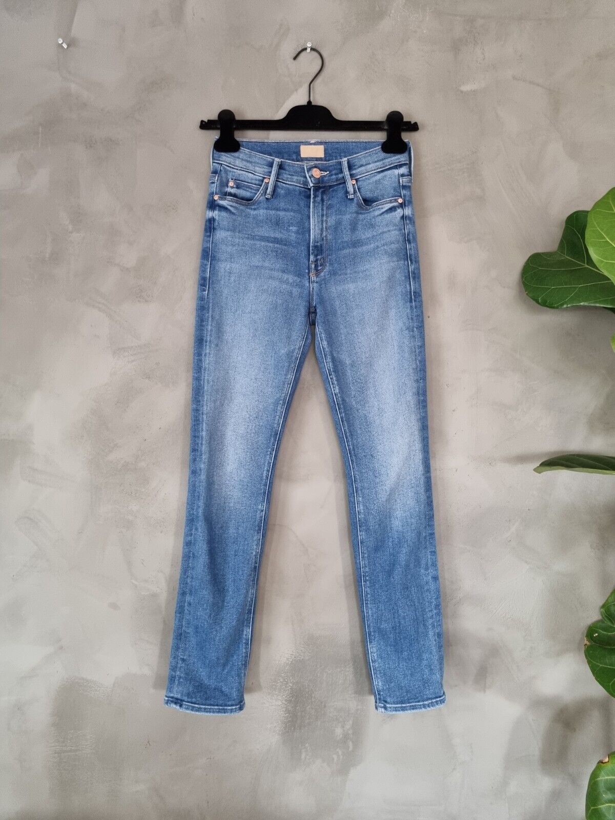 **MOTHER** Blue Denim Dazzler Skinny Jeans Size 24