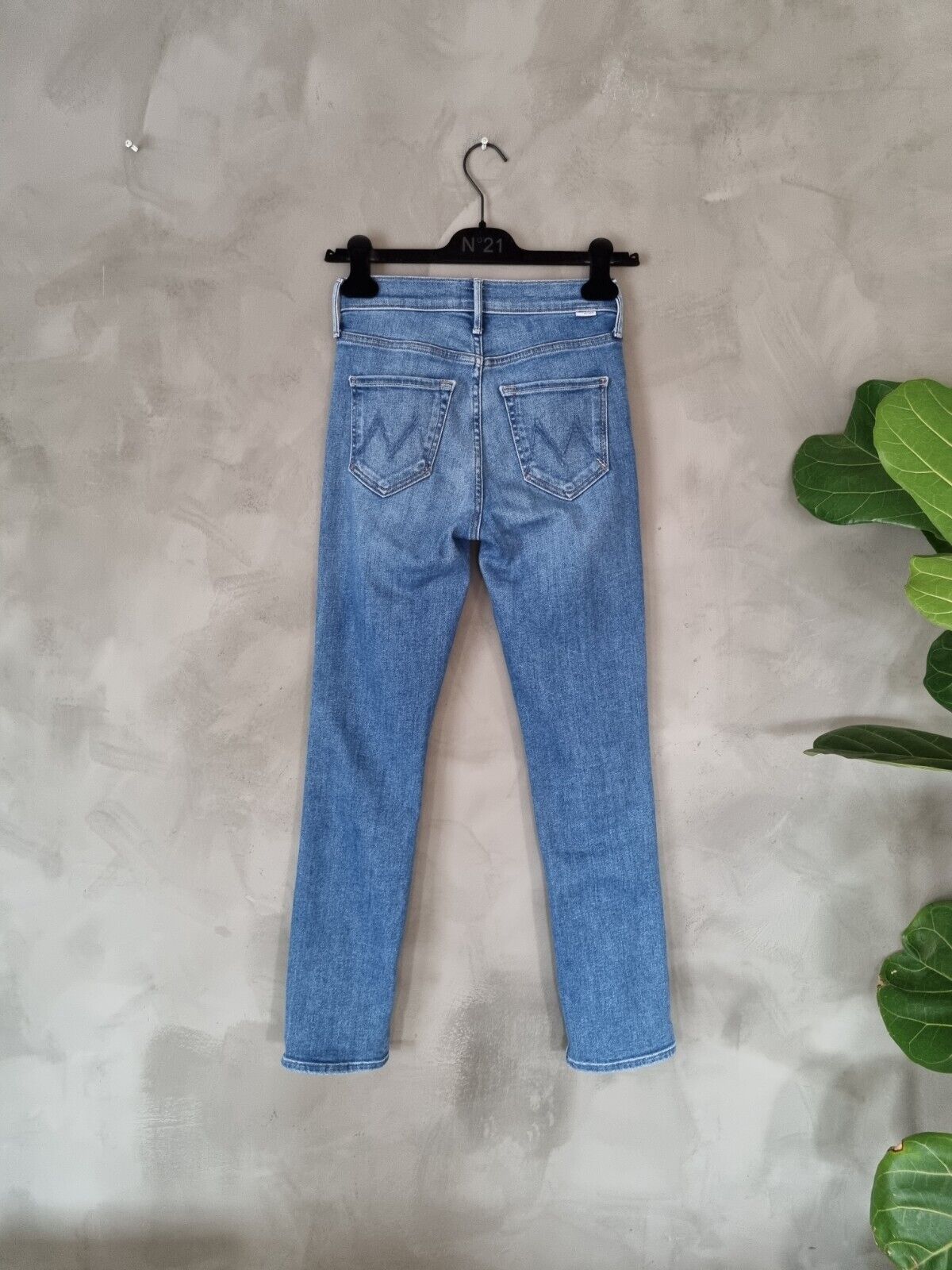 **MOTHER** Blue Denim Dazzler Skinny Jeans Size 24