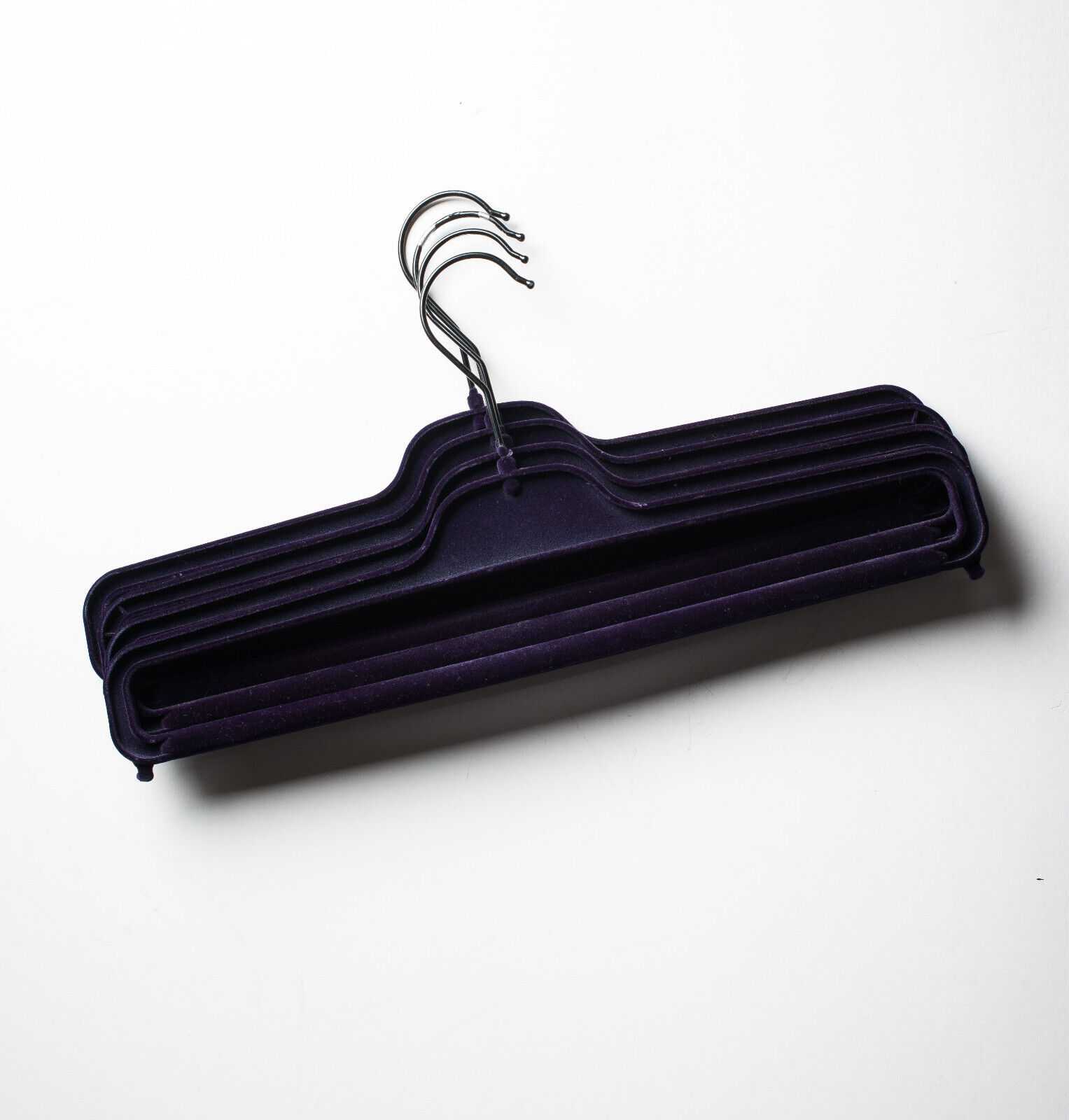 INCOTEX Velvet Pants Hangers Set of Four