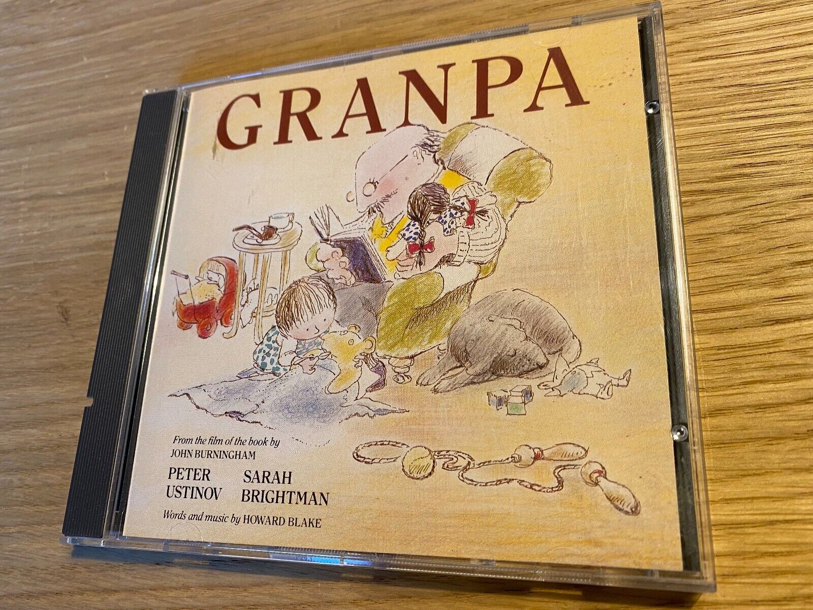 SARAH BRIGHTMAN  PETER USTINOV "GRANPA" 1988 CD 19 TRACK CBS RECORDS AUSTRIAN**