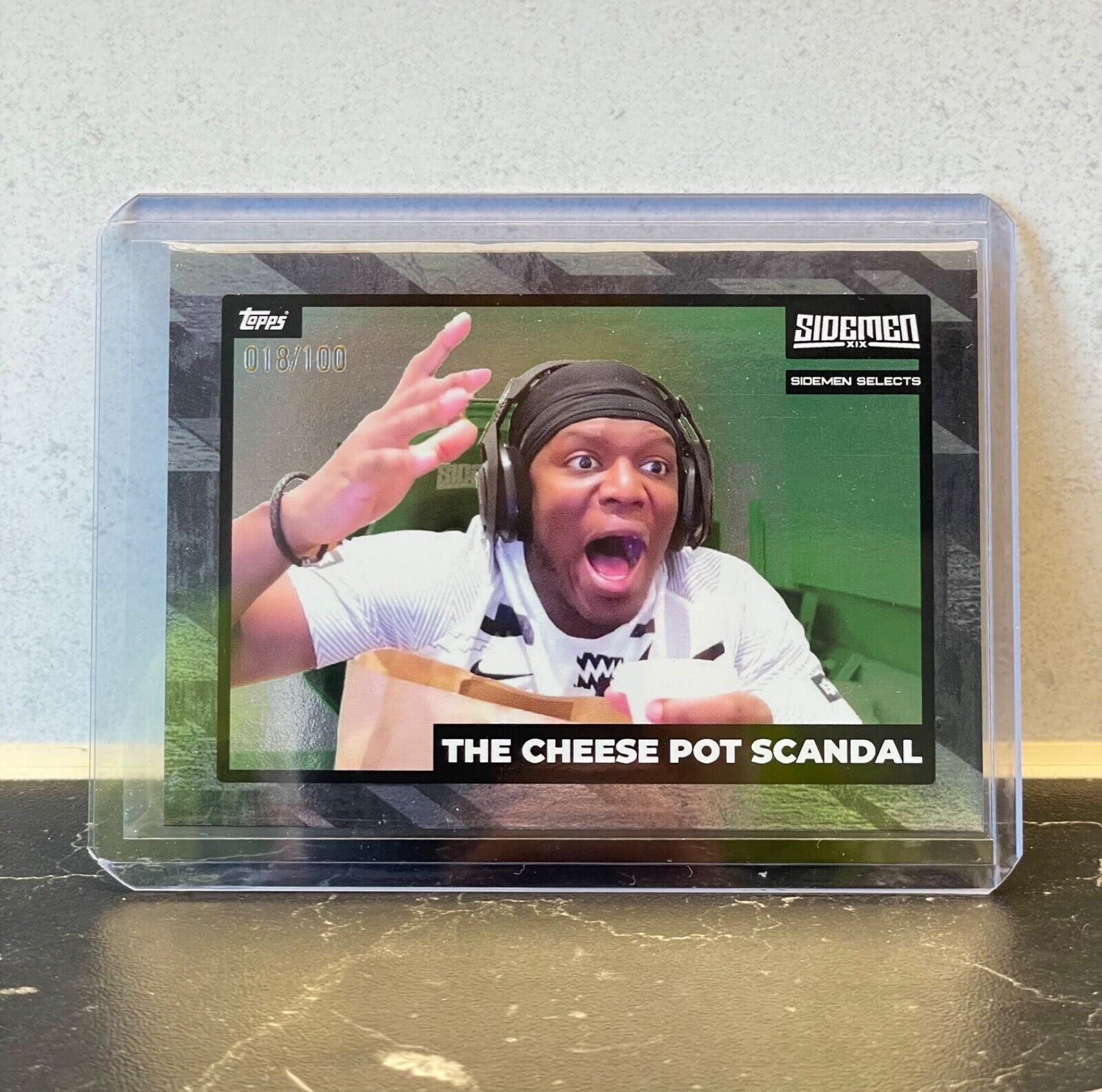 RARE Topps Sidemen Side Card Cheese Pot Scandal KSI 18/100