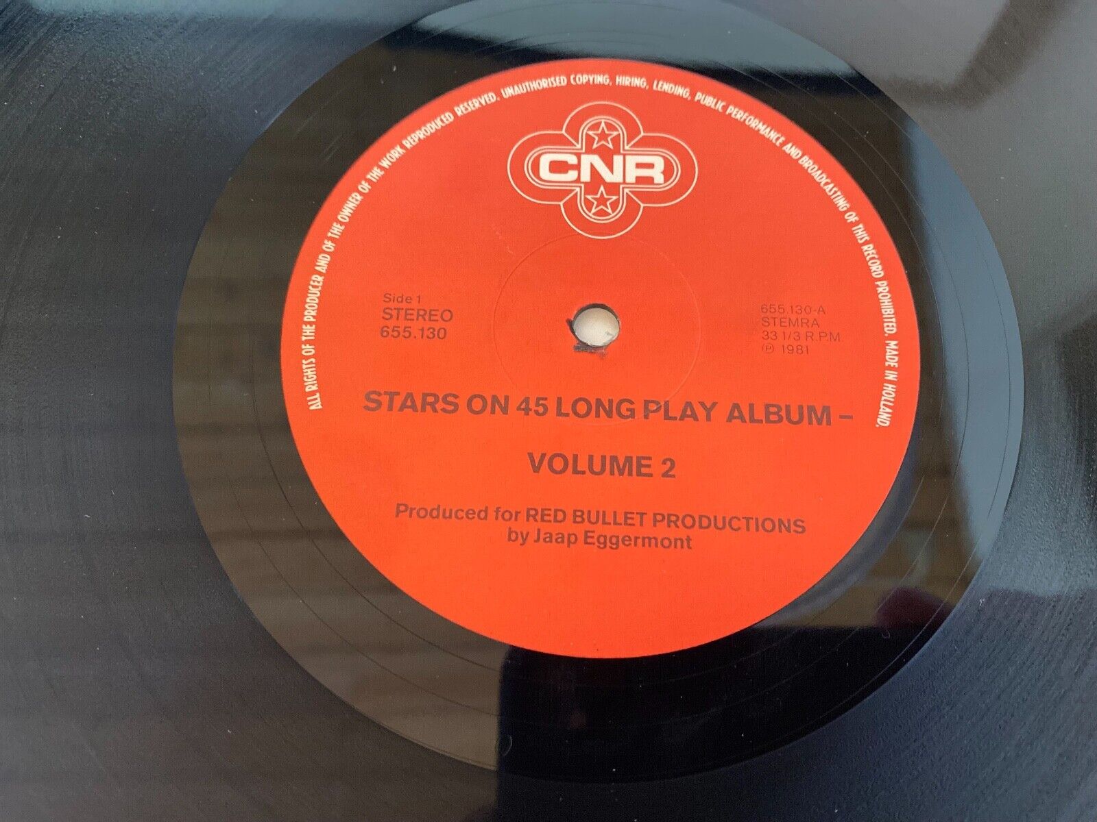 STARS ON 45 "STARS ON 45"  1981 RECORDS 12" MAXI 2 TRACK 12" MAXI SINGLE HOLLAND