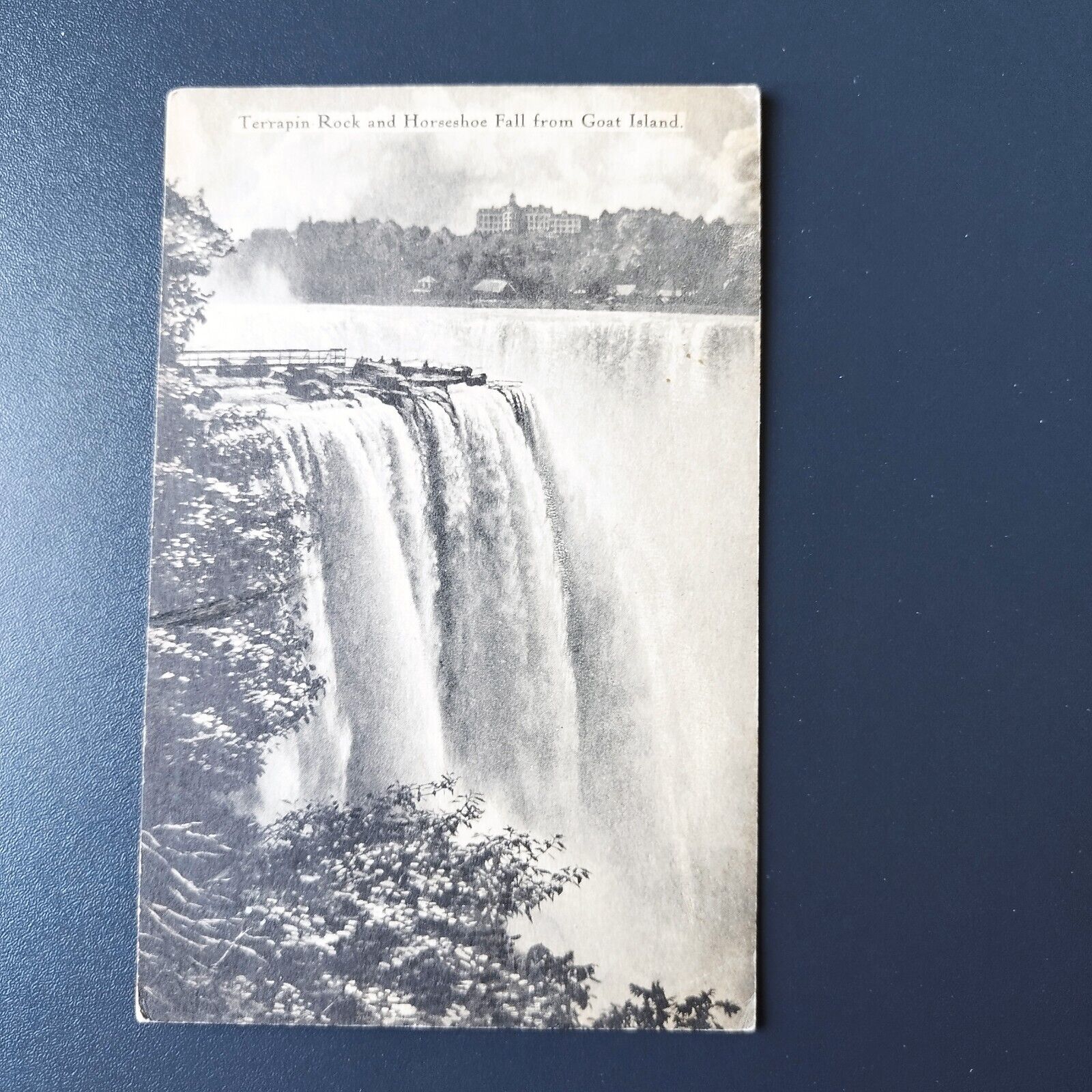 NY Terrapin Rock and Horseshoe Fall from Goat Island Niagara Falls 1910