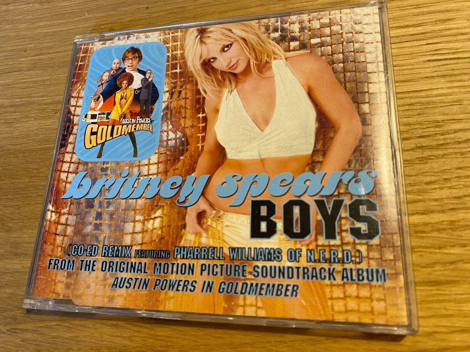 BRITNEY SPEARS  FHARRELL WILLIAMS "BOYS" CD SINGLE 4 TRACK 2002 JIVE RECORDS EU