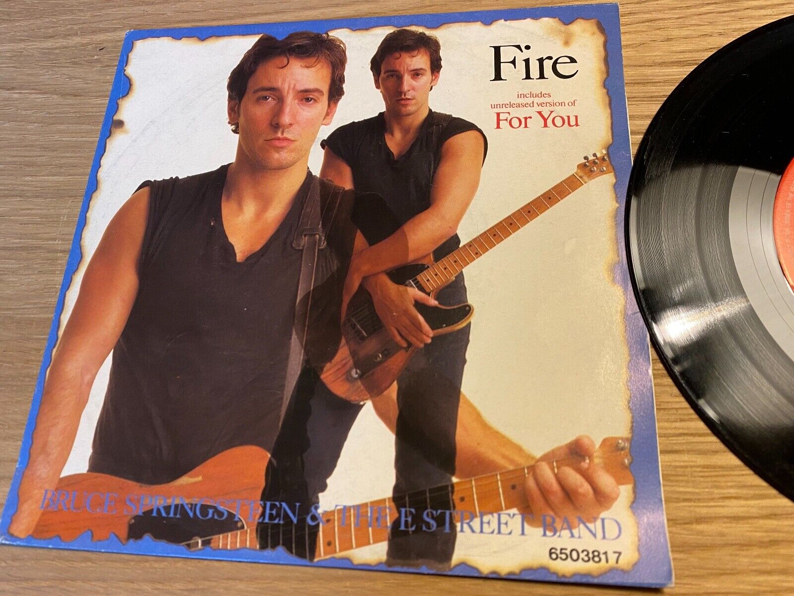 BRUCE SPRINGSTEEN "FIRE / FOR YOU" 1986 / 1987 CBS RECORDS DUTCH PRESS HOLLAND 7