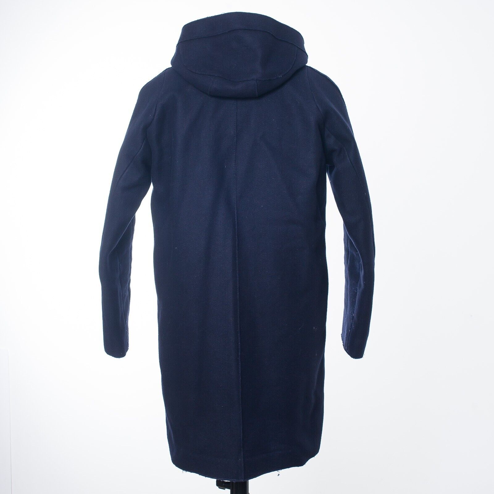 ACNE STUDIOS Blue Wool Hood Coat EU46 US36