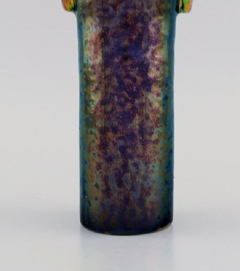 Mobach Holland Unique vase in glazed ceramics 1920s /30s