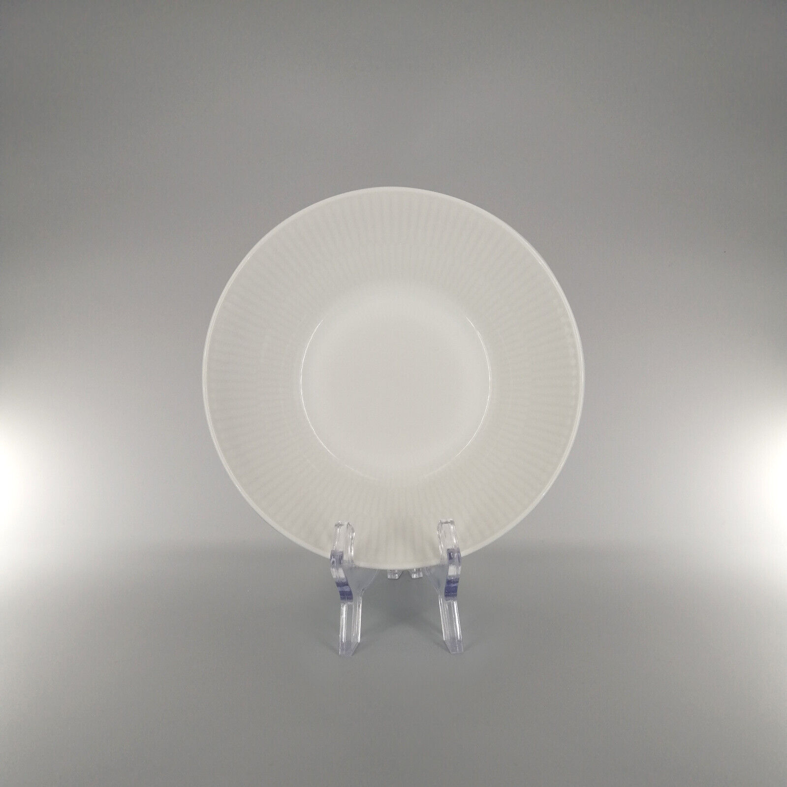 Royal Copenhagen White Fluted Deep Plate (17 cm) - #600-ab