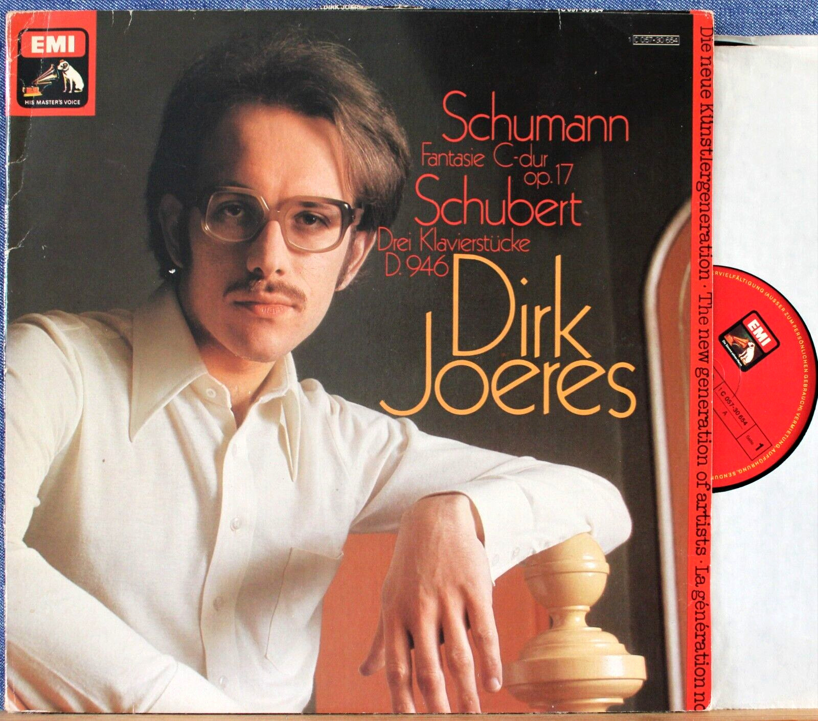 Joeres Schumann (Fantasia) + Schubert (Drei Klavierstücke) EMI 057-30 654 NM