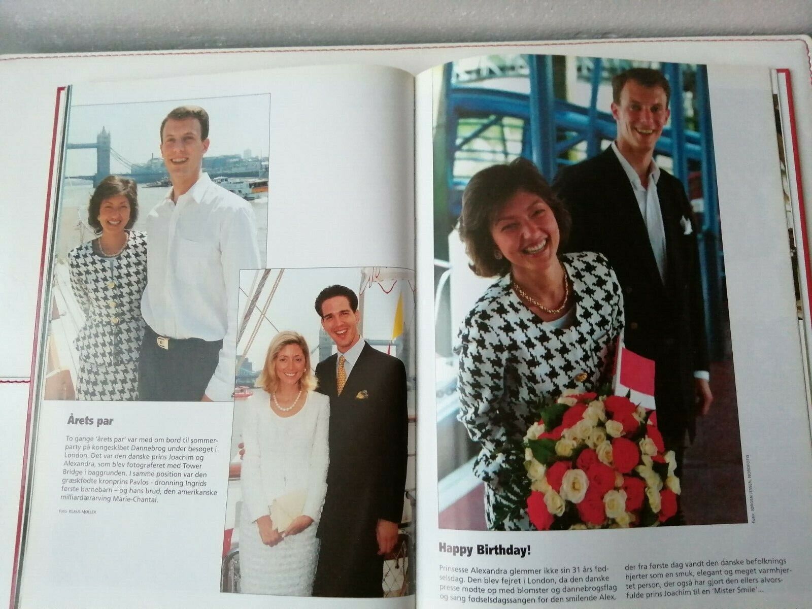 Book: Events in The Danish Royal House 1995YearbookHardcoverDanish Language