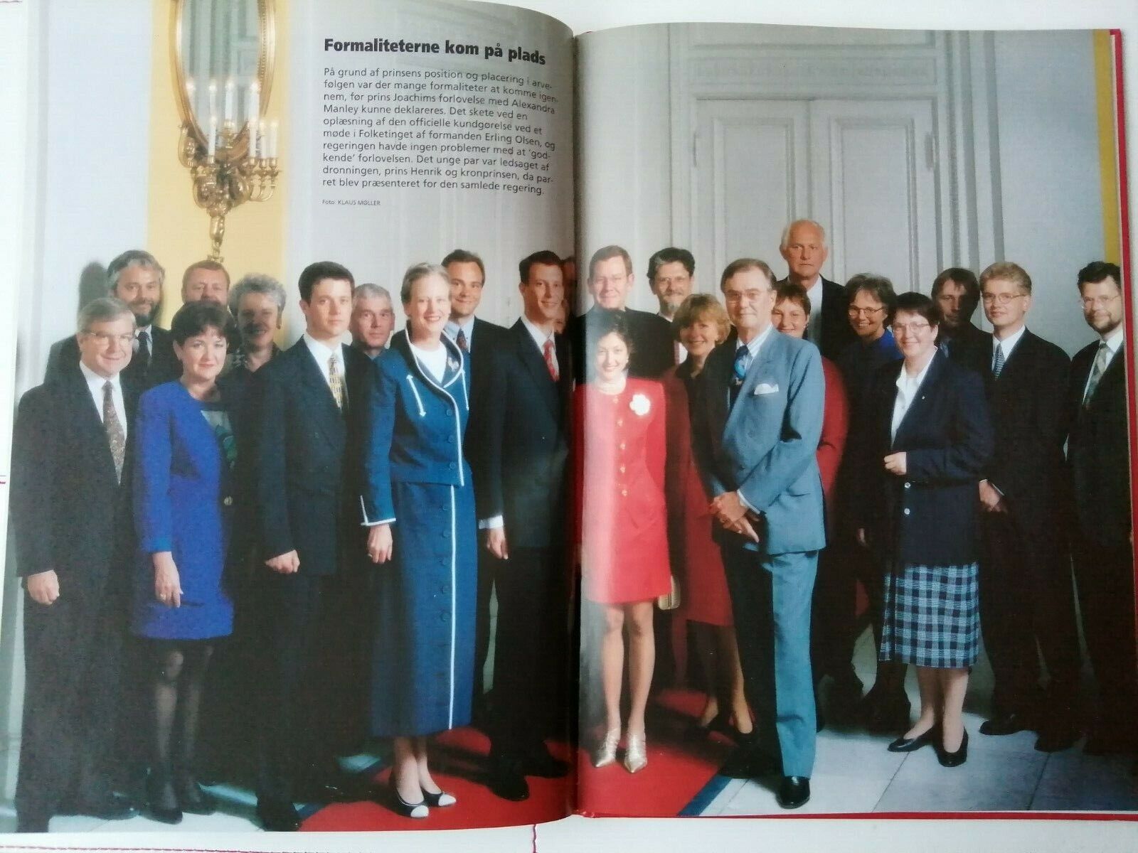 Book: Events in The Danish Royal House 1995YearbookHardcoverDanish Language