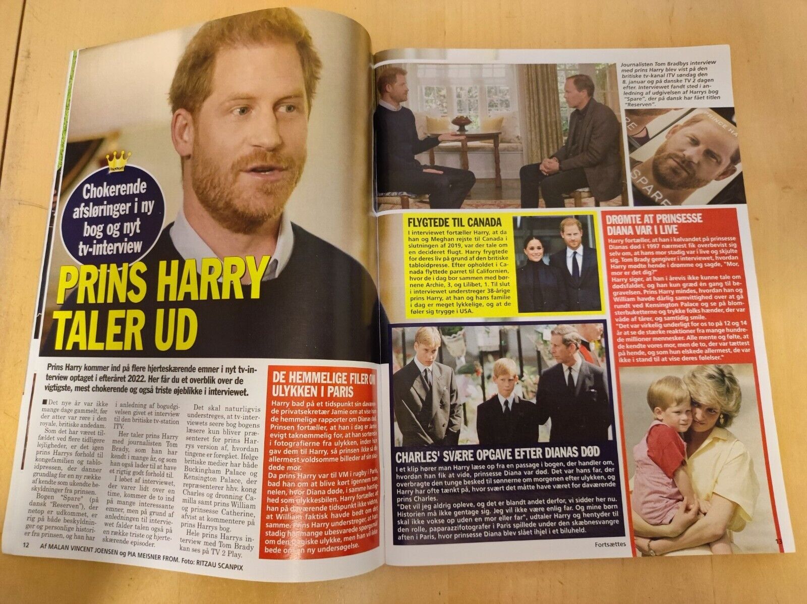 QUEEN ANNE-MARIE Konstantin PRINCE HARRY Trine Dyrholm MARY Danish Magazine AB56