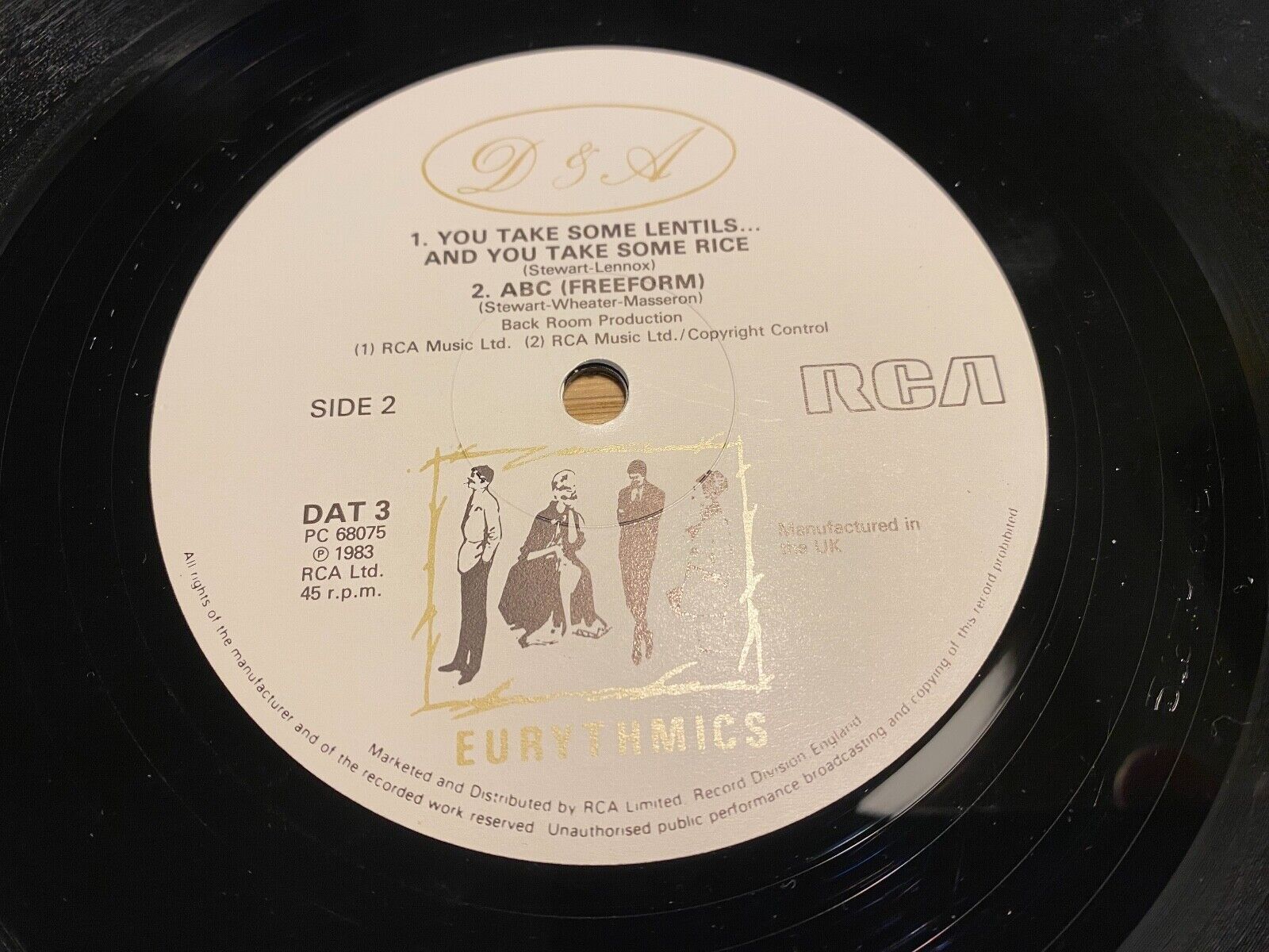 EURYTHMICS "WHO´S THAT GIRL" 1983 3 TRACK UK PRESS RCA RECORDS ENGLAND 1 PRESS