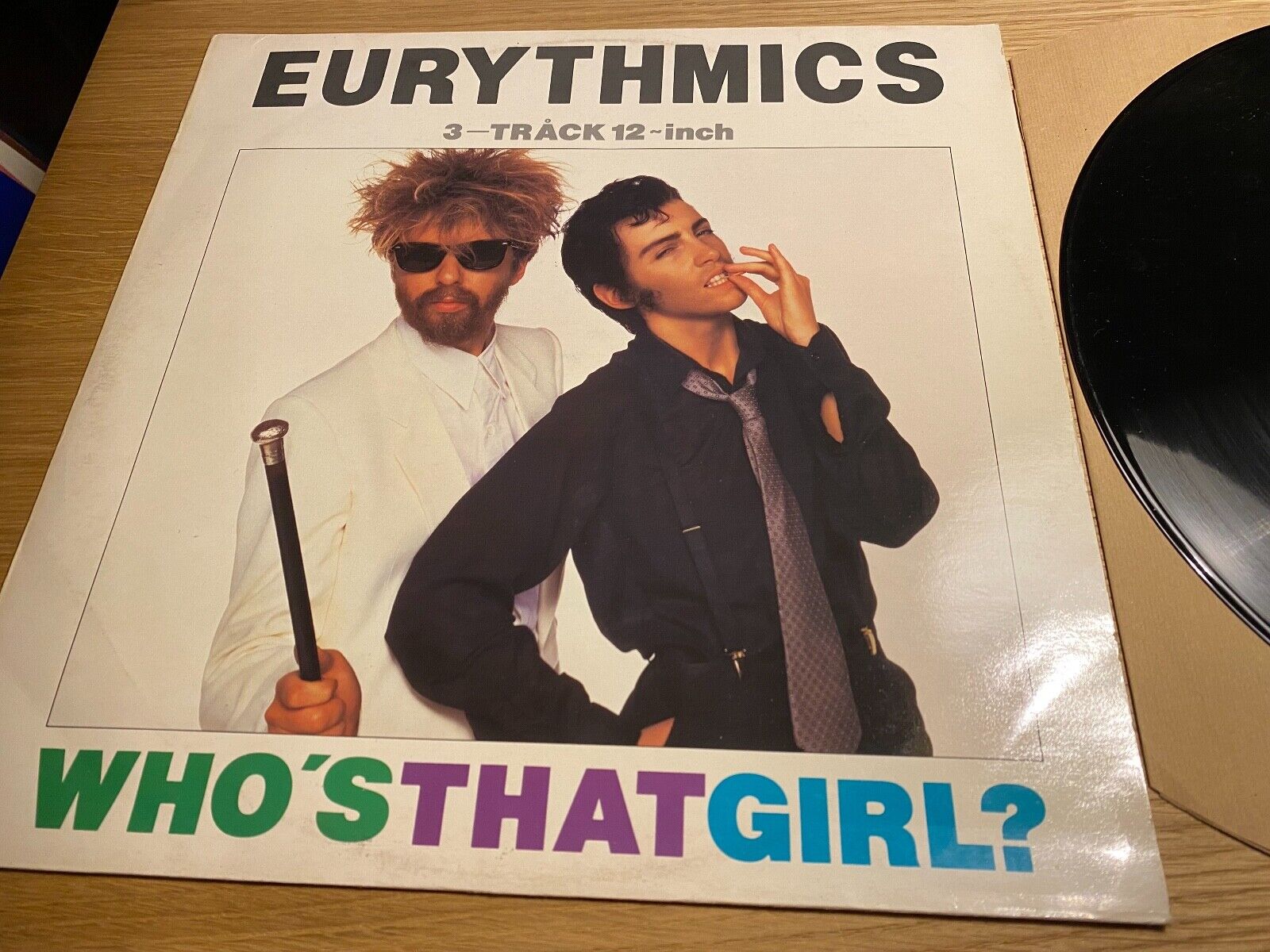 EURYTHMICS "WHO´S THAT GIRL" 1983 3 TRACK UK PRESS RCA RECORDS ENGLAND 1 PRESS