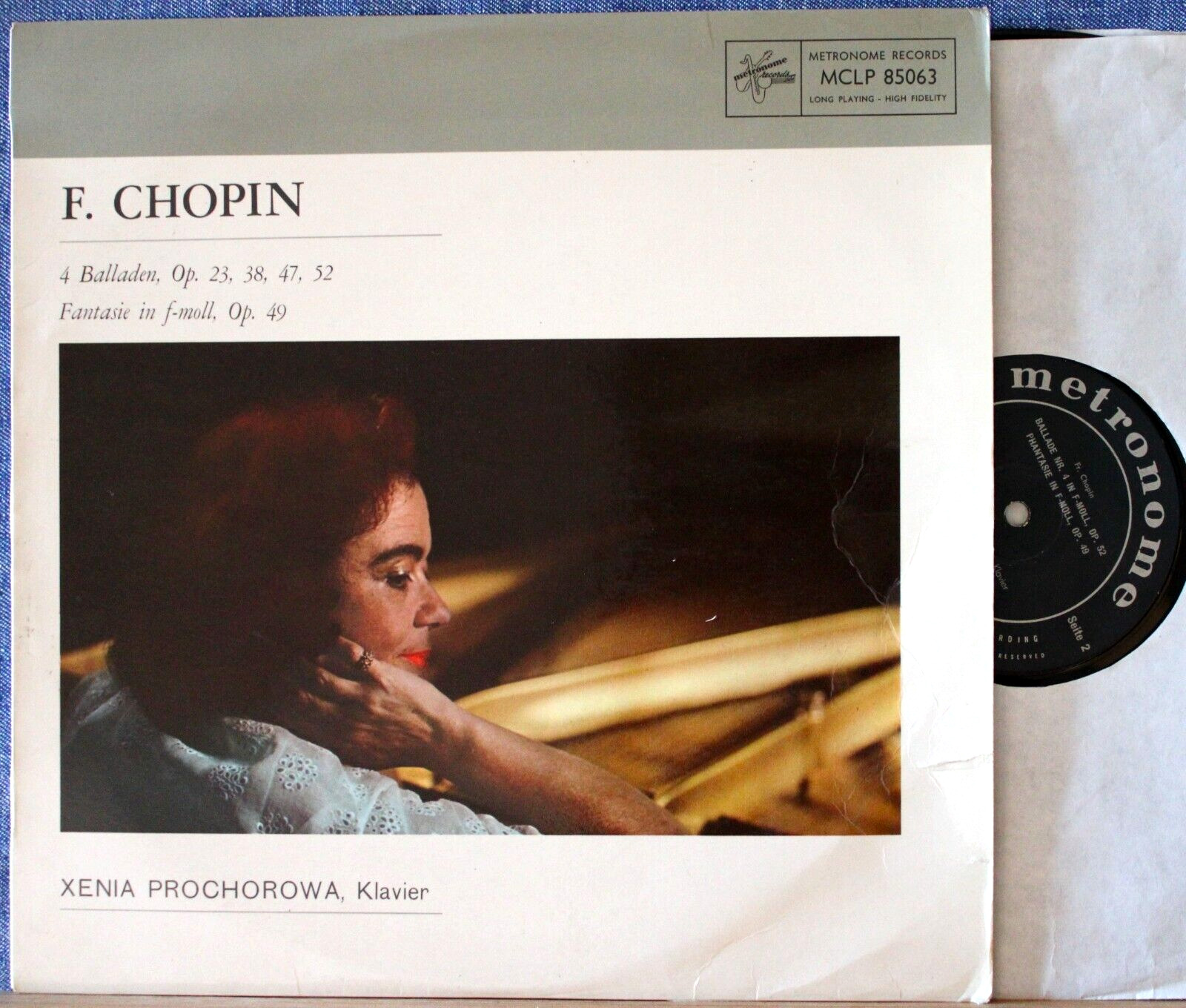 Prochorowa Chopin (4 Ballades; Fantasia) Metronome MCLP 85063 NM