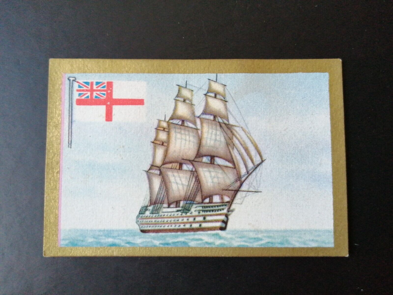 German SABA tobacco ship trading card 1931-33No 16 "Victory" Nelson's Flagship